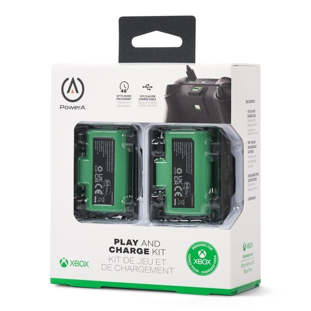 PowerA Play & Charge Kit - Xbox Series X/S - Black