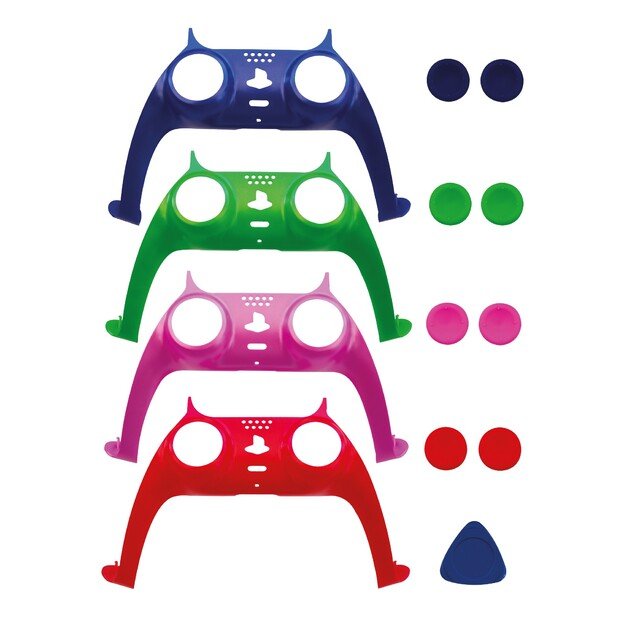 Controller Styling Kits - Faceplate and Thumb Grips x 4(White box)