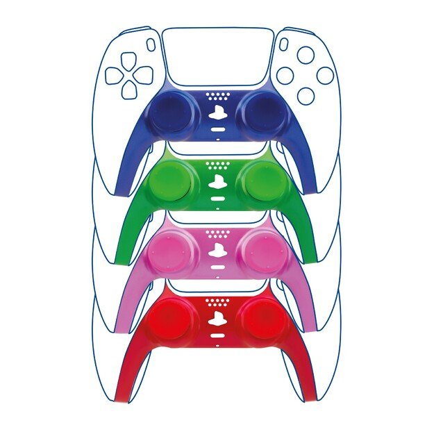 Controller Styling Kits - Faceplate and Thumb Grips x 4(White box)