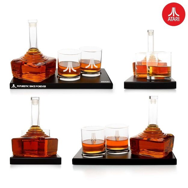 Official Atari Joystick Decanter Set