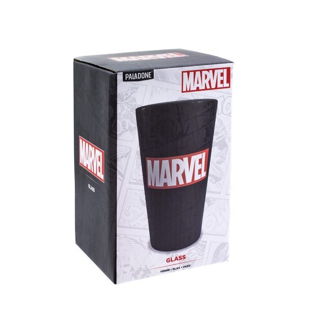 Marvel Logo Glass