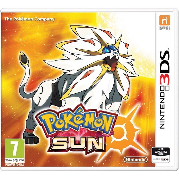 Pokemon Sun
      
        - Nintendo 3DS