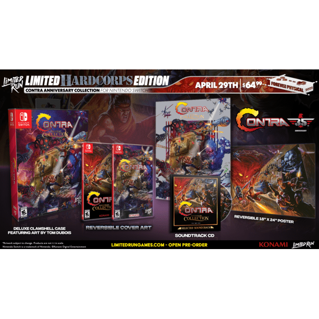 Contra Anniversary Collection Hard Corps Edition

  - Nintendo Switch