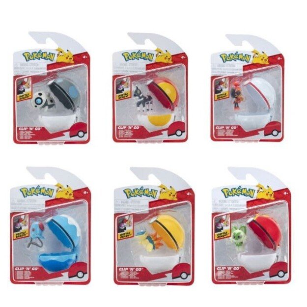 Pokémon - Clip N Go Asst. (95057-20)