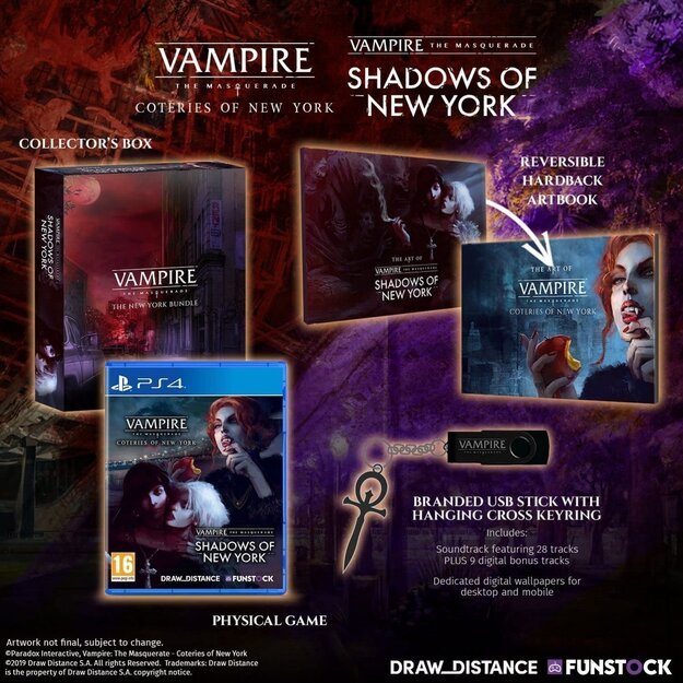 Vampire: The Masquerade - Coteries of New York + Shadows of New York (Collector's Edition)
      
        - PlayStation 4