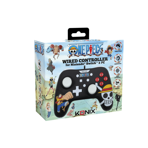 Konix Manette Filaire Switch Wired Controller - One Piece