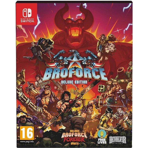 Broforce (Deluxe Edition)
      
        - Nintendo Switch