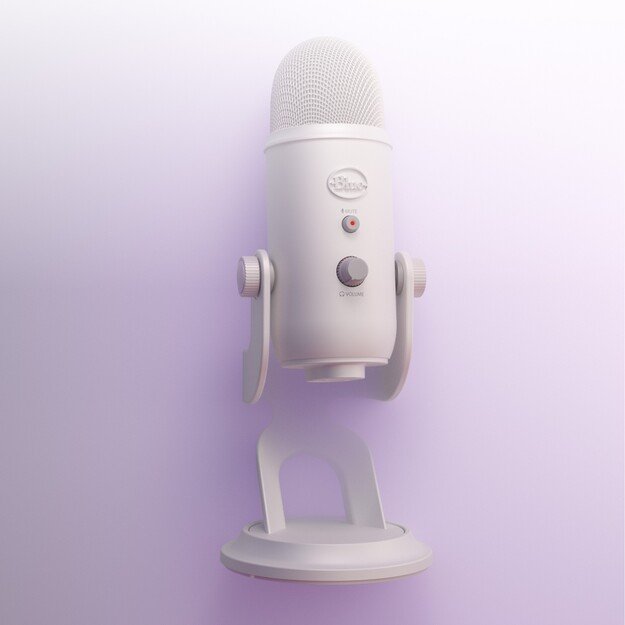 Blue - Mic Yeti Aurora Collection USB Mic White Mist