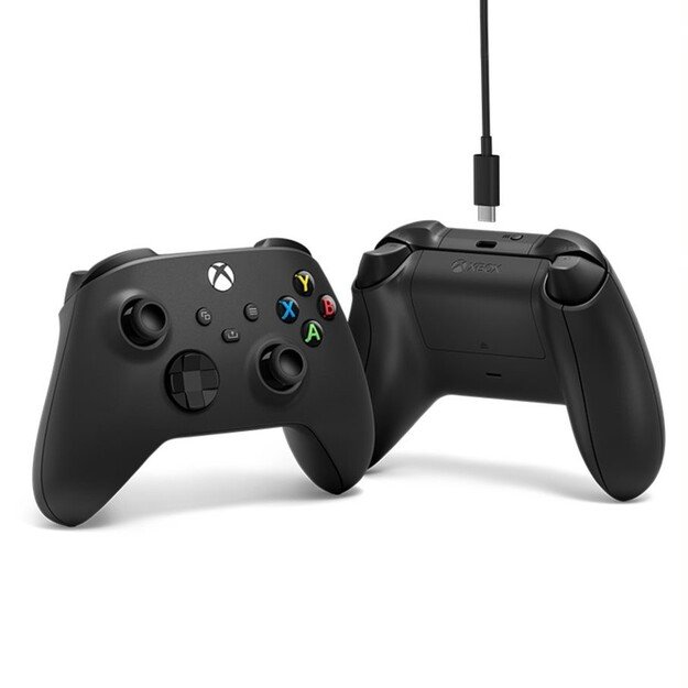 Microsoft Xbox X Wireless Controller Black + USB PC Cable