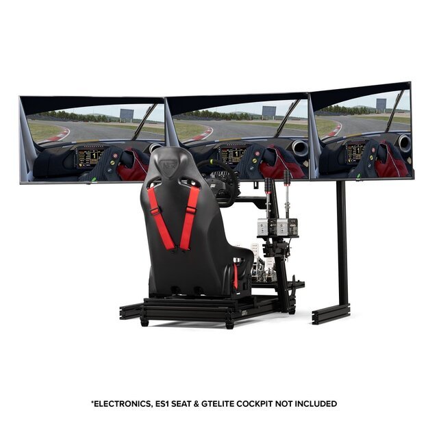 Next Level Racing - Elite Free Standing Triple Monitor Stand - Black