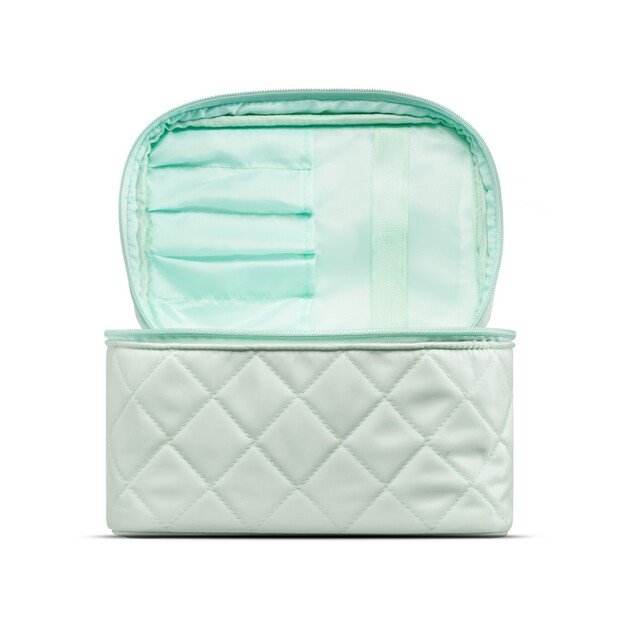 Gillian Jones - Beauty Box in quilted nylon Green