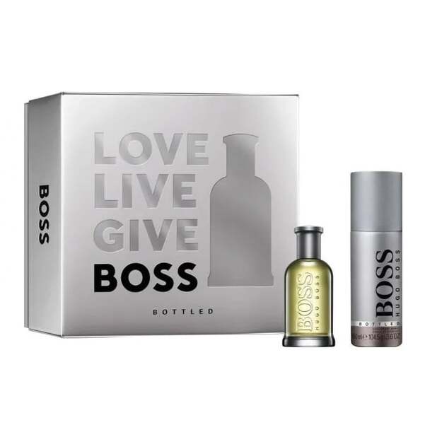 Hugo Boss - Bottled EDT 50 ml + Deodorant Spray 150 ml - Giftset