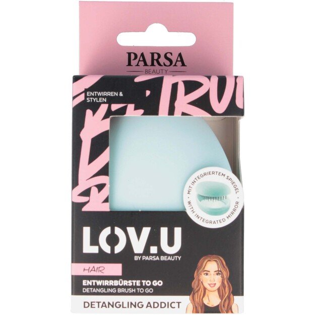 Parsa - LOV.U W&D Pocket Detangler Brush Mint