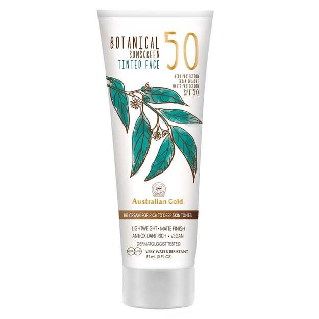 Australian Gold - Botanical Tinted Face Cream SPF 50 88 ml - Rich/Deep