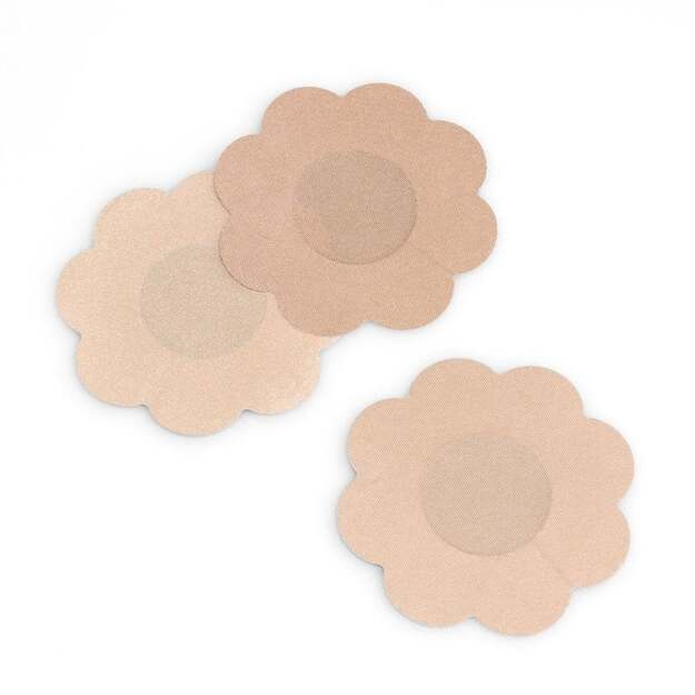 Parsa - Satin Nipple Covers 7 pcs - Nude