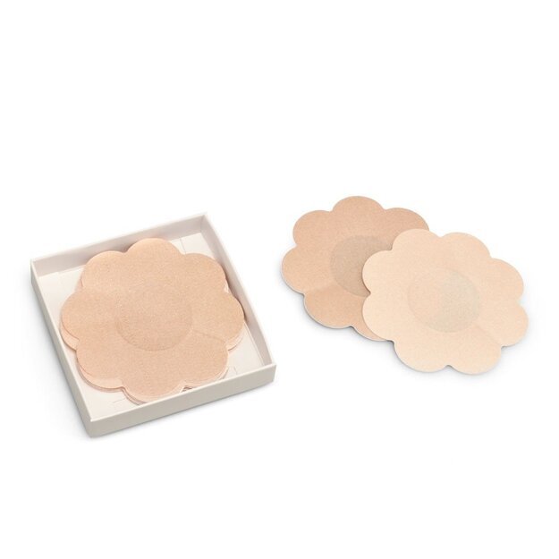 Parsa - Satin Nipple Covers 7 pcs - Nude